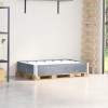 VidaXL Ramă pentru paleți, gri, 120x80 cm, lemn masiv de pin 4010273