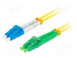 Patch cord fibră optică LANBERG LC/APC-LC/UPC 1m 9/125&micro;m monomod