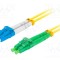 Patch cord fibră optică LANBERG LC/APC-LC/UPC 1m 9/125&micro;m monomod