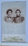 Fotografie dublă &ndash; Galați 1898 &ndash; Atelier Bohotian &ndash; portret feminin