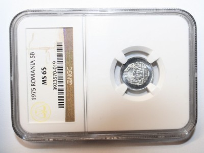 5 BANI 1975 MS65 . foto