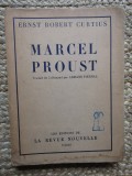 MARCEL PROUST par ERNST ROBERT CURTIUS , EXEMPLAR NUMEROTAT * NR 237 , 1928 EX LIBRIS BARBU BREZIANU