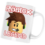 Cana alba personalizata &quot;Roblox Legend Player&quot;, INOVATIX&reg;. 330ml, Oem