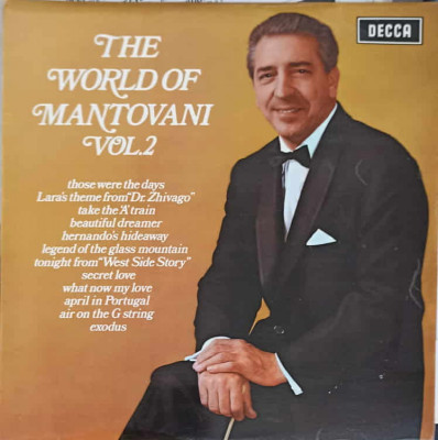 Disc vinil, LP. The World Of Mantovani Vol. 2-Mantovani, His Orchestra foto