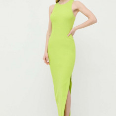 MICHAEL Michael Kors rochie culoarea verde, maxi, mulata