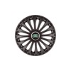 Set 4 Capace Roti 15 inchi (R15) Dino Negru, Compatibile cu Land Rover, Autohelix MSA