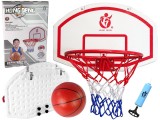 Set cos de baschet, Hong Deng, cu minge si pompa, Leantoys