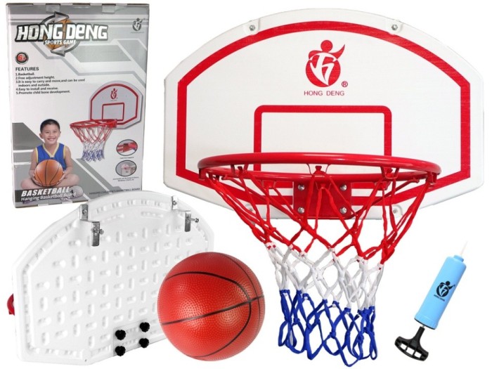 Set cos de baschet, Hong Deng, cu minge si pompa