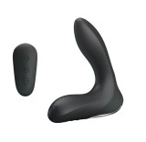 Stimulator Prostata Gonflabil, Remote Control, 12 Moduri Vibratii, Silicon, USB, Negru