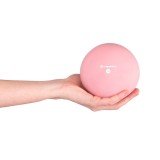 Minge de yoga cu greutate inSPORTline 1 kg, PVC rezistent, roz