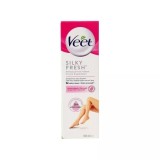 Crema depilatoare pentru piele normala, 100 ml, Veet Silky Fresh