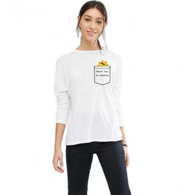 Bluza dama alba - Sunshine - XL foto