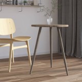 Cumpara ieftin Masă de bistro, gri, &Oslash;60x76 cm, MDF și fier