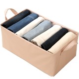 Cutie de depozitare tip cos, flippy, material piele ecologica, pliabila, 47x28x20 cm, 26 l, cadru metalic, cu manere, roz