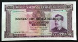 Bancnota 500 ESCUDOS - MOZAMBIQUE (COLONIE PORTUGHEZA) 1967 * Cod 488 - UNC