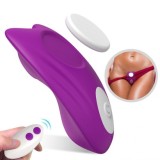 ARMONY - FLUTURE PURTABIL CHILOȚI VIBRATOR TELECOMANDĂ VIOLET, ARMONY WEARABLES