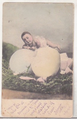 bnk cp Felicitare uzata circulata spre Braila 1904 foto