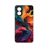 Husa BestCase&reg; Slim Glassy, Compatibila Cu OPPO A38 4G, Liquid Colors, G 1234