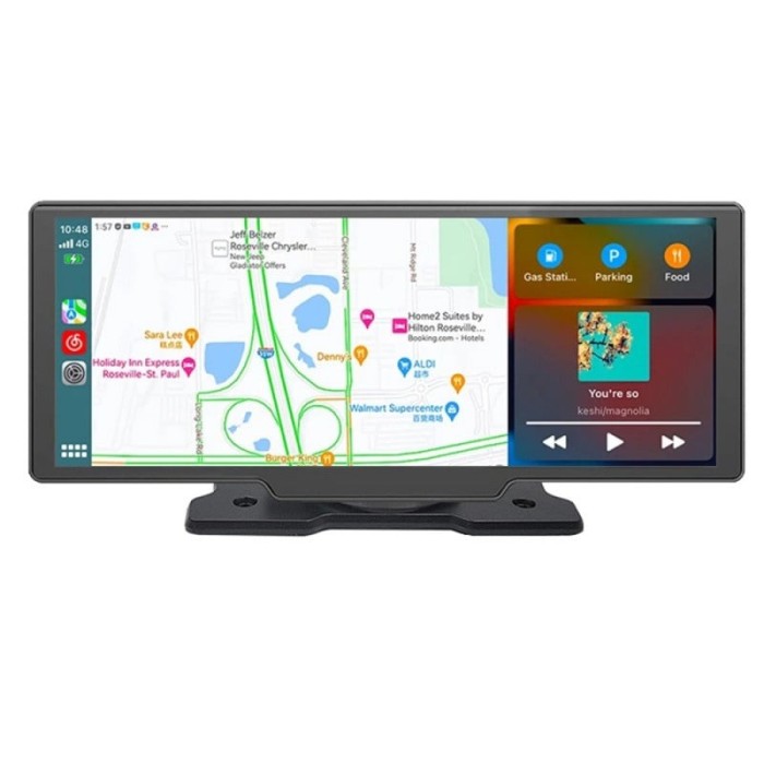 Sistem Multimedia Techstar&reg; Apple Carplay/Android 9006D, Ecran Tactil, 9.3 Inch 1024x600 HD IPS, Bluetooth, Mirror Link, Card TF, Negru
