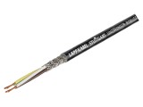 Cablu UNITRONIC&reg; ROBUST C 4x0,14mm2, negru, ecranat, fără halogen