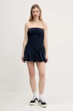 Hollister Co. rochie culoarea bleumarin, mini, dreaptă, KI359-5077