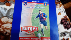 program FC Oradea - Steaua foto