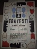 Afis teatrul de stat constanta - octombrie 1968 - piesa travesti - 100/70 cm