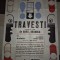 afis teatrul de stat constanta - octombrie 1968 - piesa travesti - 100/70 cm