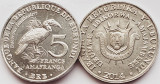 1775 Burundi 5 Francs 2014 Southern ground hornbill km 29 UNC, Africa
