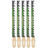 HiKOKI JW50 - Set panze fierastrau pendular tija cu un prag de prindere (T) 100.4 mm lemn taiere curba grosiera 5 bucati
