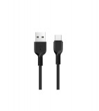 Cablu de date USB la USB Tip-C HOCO Flash X20-Lungime 3 Metri-Culoare Negru