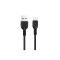Cablu de date USB la USB Tip-C HOCO Flash X20-Lungime 2 Metri-Culoare Negru