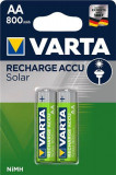 Set acumulatori AA Ni-MH 1.2V 800mAh SOLAR VARTA set 2buc