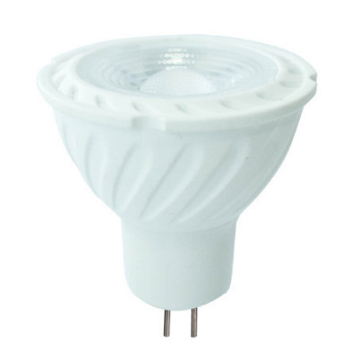 Bec spot led mr16 6.5w 12v 6400k alb rece, cip samsung foto