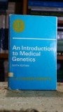 Carte "An introduction to medical genetics" - J. A. Fraser Roberts, Editura Oxford, An 1979, Stare Buna, Medicina