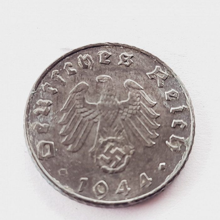 Germania Nazista 5 reichspfennig 1944 E ( Muldenh&uuml;tten)