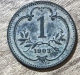 MNDSTR AUT3 Austroungharia 1 heller 1903