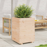Jardiniera de gradina, 50x50x72,5 cm, lemn masiv de pin GartenMobel Dekor, vidaXL