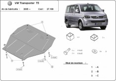 Scut motor metalic VW Caravell 2005-prezent foto