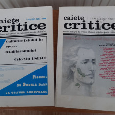 Caiete critice revistă de critică literară, nr. 1-4 și 5-8, 1998