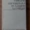 Natura conceptului in Logica lui Hegel- Radu Stoichita