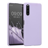 Husa Kwmobile pentru Sony Xperia 10 IV, Silicon, Mov, 57800.108