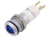 Lampă de control LED albastru 24V