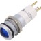 Lampă de control LED albastru 24V