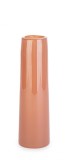 Cumpara ieftin Set 12 vaze flori sticla roz somon Jannik 7x24 cm