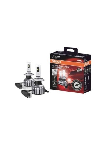 Set 2 Becuri Led H7 Osram Night Breaker Led Gen 2, +230%, 16W, 12V, Omologate Rar