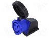 Conector alimentare AC, IEC 60309, IP67, 32A, 250V AC, 3 pini, PCE - 12392-6
