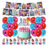 Cumpara ieftin Set 33 Piese Decoratiuni Petrecere Copii - Joc Creativ