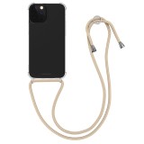 Husa pentru Apple iPhone 13 Pro, Silicon, Transparent, 55963.21, kwmobile, Textil, Carcasa