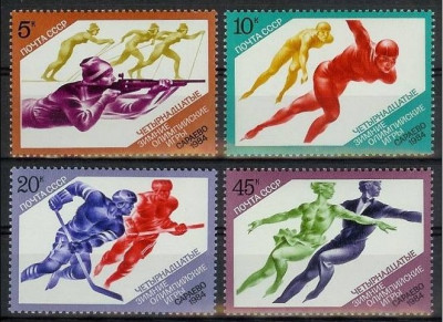 Russia 1984 Sport Olympic Winter Games Sarajevo MNH DC.065 foto